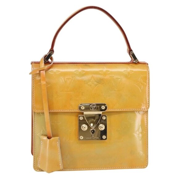 LOUIS VUITTON Monogram Vernis Spring Street Hand Bag Gris - Picture 1 of 14